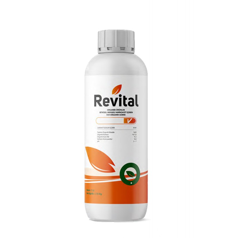 Unittar REVİTAL Bitkisel Menşeli Aminoasit İçeren Sıvı Organik Gübre 1 LT